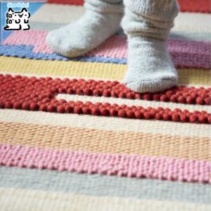 イケア（IKEA） IKEA - - VOLLERSLEV ラグ パイル長 ダークブルー