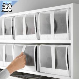 イケア（IKEA） メッシュバスケット かご ホワイト 白 60x40x15cm