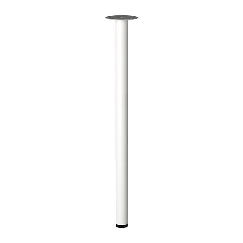 IKEA Original ADILS テーブル 脚 1本 ホワイト 70 cm