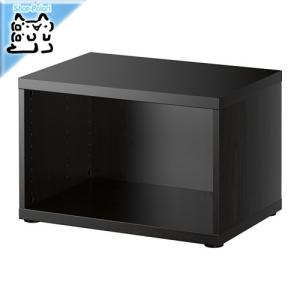 IKEA Original BESTA シェルフ/テレビ台　フレーム ブラックブラウン 60x40x38 cm｜polori