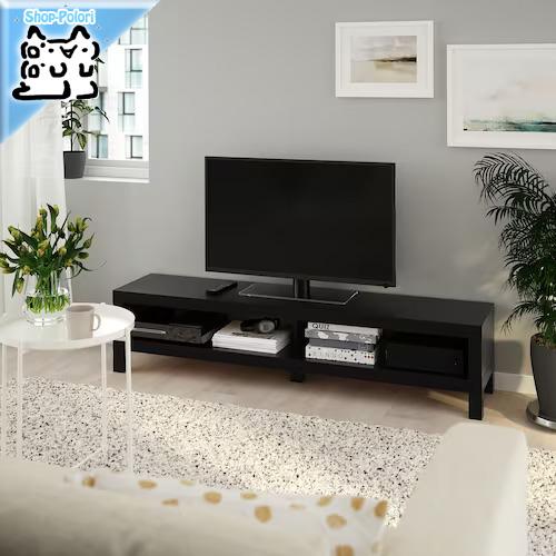 【 IKEA - イケア -】LACK - ラック - テレビ台 ブラックブラウン オーディオラック...