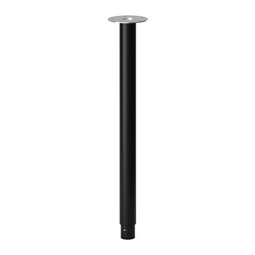 IKEA Original OLOV 伸縮式 可変域60-90cm テーブル 脚 1本 ブラック 7...