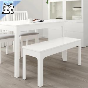 【IKEA Original】EKEDALEN -エーケダーレン- ベンチ ホワイト 105x36 cm｜polori