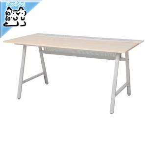 IKEA -イケア- UTESPELARE - ウーテスペラレ - ゲーミングデスク ゲーム用デスク アッシュ調/グレー 160x80 cm (905.715.33)｜polori