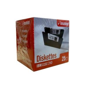 イメーション 3.5インチFD DOS/Vフォーマット25枚入 紙箱×1 US仕様品 MF2HD-WIN-25KSの商品画像