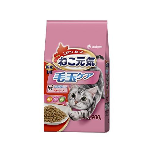 ねこ元気 毛玉ケア まぐろ・チキン・緑黄色野菜入り 900g