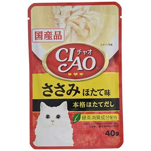 CIAO (チャオ) CIAOパウチ ささみ・ほたて味 40g 16個セット