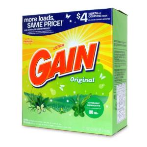 【GAIN】ゲイン洗濯洗剤（オリジナル）粉末 80回分（2.57kg 91oz）｜polupolu-shop