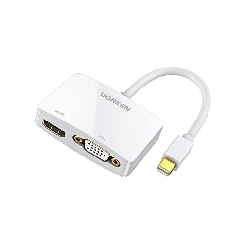 UGREEN Mini DisplayPort to HDMI VGA 変換アダプター 4K@30H...