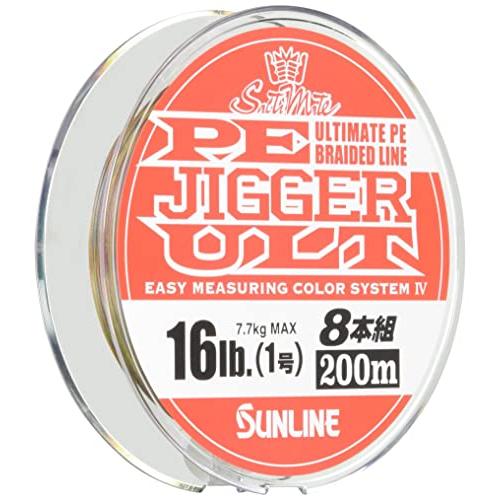 サンライン(SUNLINE) PEライン ソルティメイト ジガー ULT 8本組 200m 1号 1...