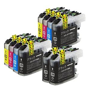 ブラザー用 互換 LC211 【 LC211-4PK 4色セット x2+ LC211BK ブラック 2本】全10本/ 互換インク DCP-J968N｜polupolu-shop