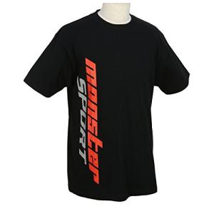 MONSTER SPORT ビッグロゴTシャツ ブラック 半袖 S ZWS27KS｜polupolu-shop