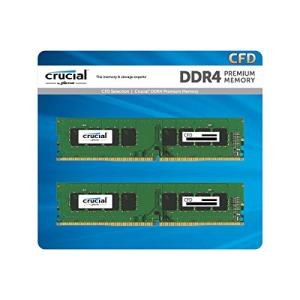CFD販売 デスクトップPC用メモリ DDR4-2400 (PC4-19200) 16GB×2枚 (32GB) 無期限保証 288pin Crucia
