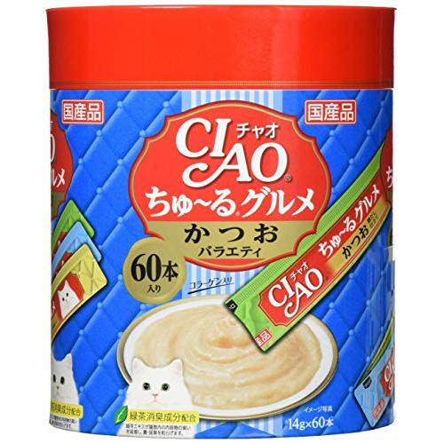 CIAO (チャオ) ちゅ~るグルメ かつおバラエティ 60本