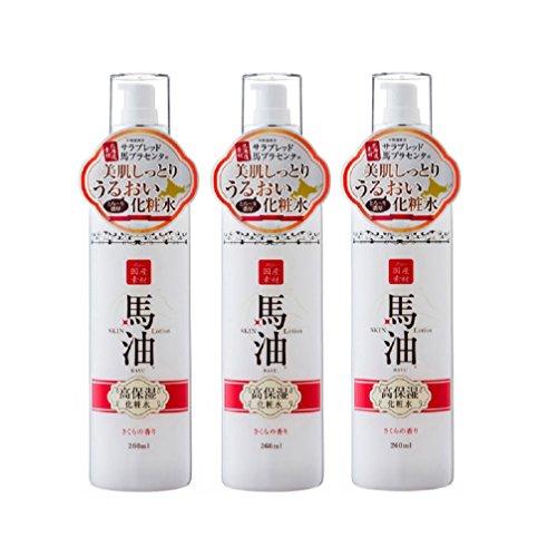 リシャン 馬油化粧水 さくらの香り 260ml×3本セット