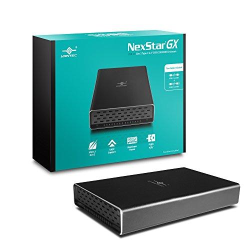 Vantec NexStar Gx USB 3.1 Gen 2タイプC 2.5インチSATA SSD...