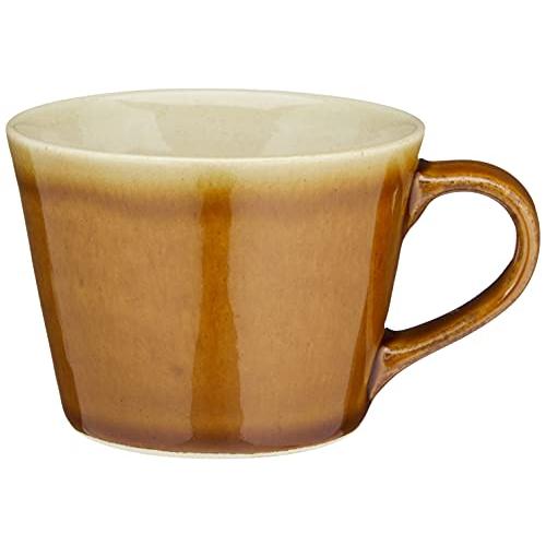 つかもと(Tsukamoto) デミタスカップ ブラウン 200ml 益子焼 コーヒーカップ 伝統釉...