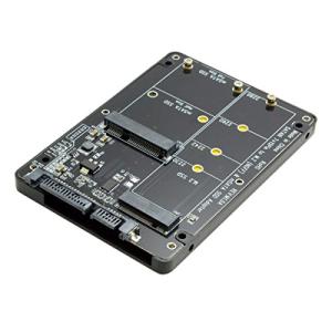 CableCC 2イン1コンボ M.2 NGFF B-key & mSATA SSD - SATA 3.0アダプターコンバーターケースエンクロージャ｜polupolu-shop