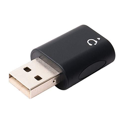 ミヨシ MCO オーディオ変換アダプタ USBポート - 3.5mmミニジャック 4極タイプ PAA...