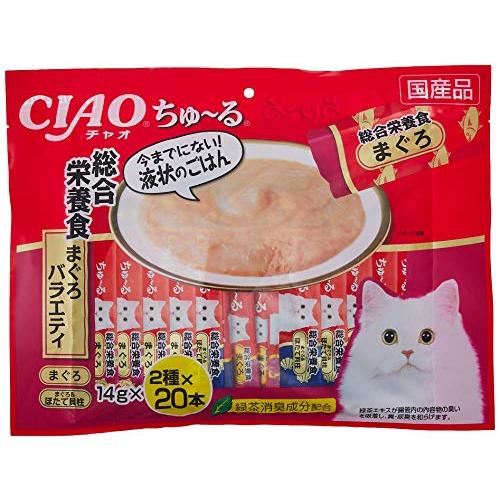 CIAO (チャオ) ちゅ~る 総合栄養食 まぐろバラエティ 40本