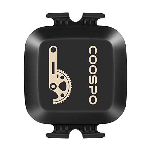 COOSPO ケイデンススピードセンサー ANT+ Bluetooth 4.0対応接続 自転車コンピ...