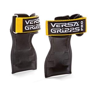 Versa Gripps PRO パワーグリップ 筋力トレーニング・リストラップ made in the USA (Gold/ゴールド, R/L:18｜polupolu-shop