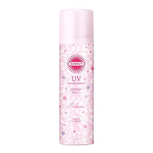 サンカット KOSE 日焼け止め UV スプレー SPF50+ PA++++ ウォータープルーフ 桜...