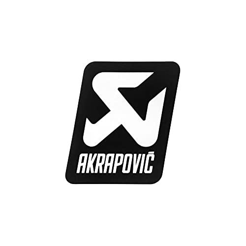 AKRAPOVIC(アクラポヴィッチ) 耐熱ステッカー シルバー 70x75mm