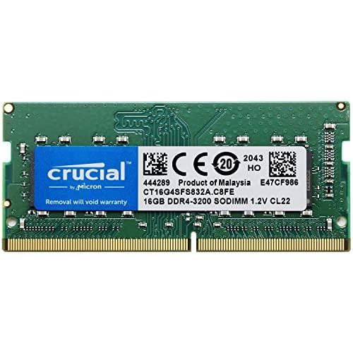 Crucial ノートPC用 メモリ PC4-25600(DDR4-3200) 16GB SODIM...