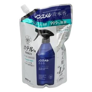 ノンスメル清水香 ハーバルフレッシュ つめかえパウチ 600ml 消臭スプレー 衣類 布製品 空間 【アルコール消臭+99.9%除菌】｜polupolu-shop