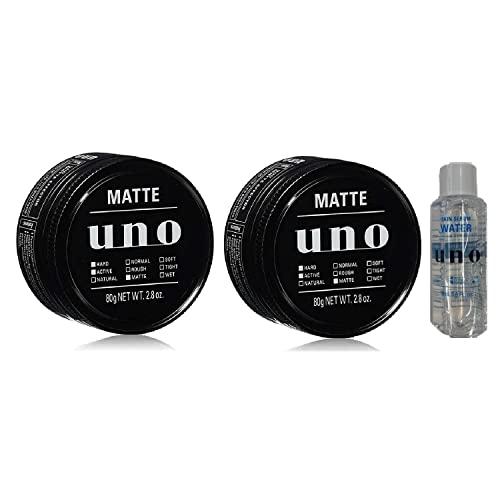 【まとめ買い】uno(ウーノ) マットエフェクター ワックス 80g ×2個 +おまけ