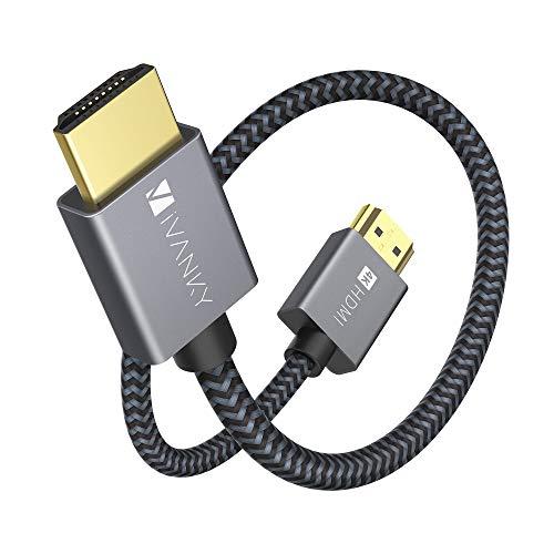 iVANKY HDMI ケーブル【30cm/4K60Hz/6種長さ】 HDMI2.0規格 PS4/3...