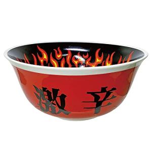 おもしろ食器 丼 激辛 ラーメン鉢 約18×8cm SAN3649 レッド｜polupolu-shop