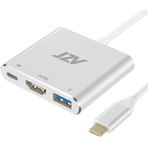 USB C to HDMIアダプター JZVデジタルAVマルチポートアダプター USB 3.1 Ty...