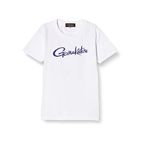 Gamakatsu Tシャツ(筆記体ロゴ) GM3576 ホワイト キッズ 130