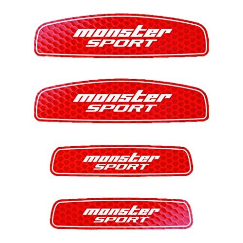 MONSTER SPORT ドアリフレクションステッカー スズキ車他 汎用 4枚組 夜間 安全 サポ...