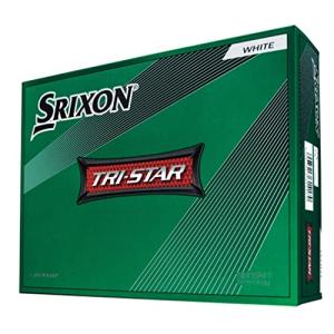 スリクソン(SRIXON) TRI-STAR トライスター ホワイト SNTRS4WH3 1ダース(12球入) ゴルフ 公認球｜polupolu-shop