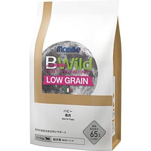 Bwild パピー 鹿肉 幼犬の成長を総合的にサポート LOW GRAIN ローグレイン (800g...