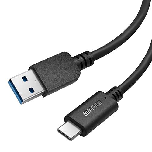 バッファロー USB Type C ケーブル USB-C &amp; USB-A 1.0m 【 USB 3....
