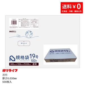 規格袋 12号 透明 100枚 LLDPE素材 ポリ袋 ビニール袋 AC-12-br バラ