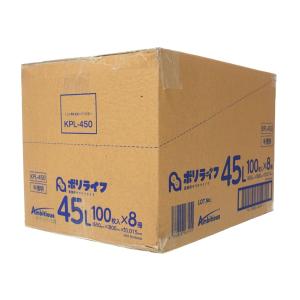 ゴミ袋 45L 半透明 袋入り 100枚 0....の詳細画像5