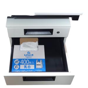 レジ袋箱入り 400枚x2小箱(800枚) 薄...の詳細画像5