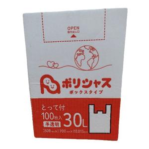 ゴミ袋 30L とって付き 半透明 200枚 ...の詳細画像3