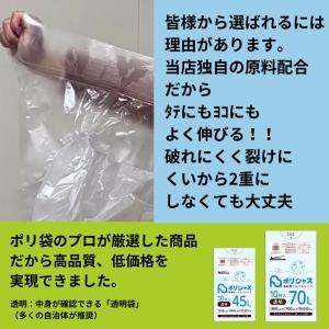 ゴミ袋 45L 透明 0.020mm厚 1冊(...の詳細画像1