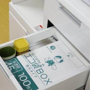 ゴミ袋 箱タイプ 45L 乳白半透明 65x8...の詳細画像4