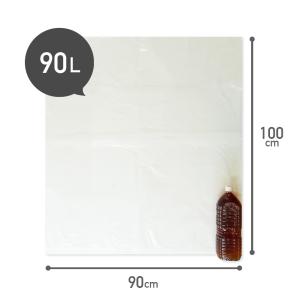 ゴミ袋 90L 透明 90x100cm 0.0...の詳細画像3