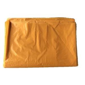 三層ポリ袋45L半透明オレンジ 650X800mm 厚さ0.03mm バラ10枚