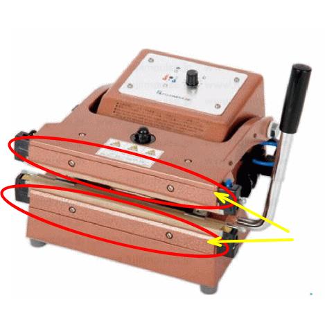 富士インパルスＴ-130Ｋフローガラス押さえ板ＤＣ　２枚入　品番42280Ｂ