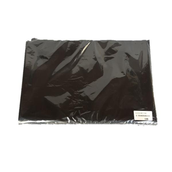 LLDメタロセンポリ袋  黒  0.18X460X640mm(１袋10枚入）