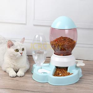 2 IN 1 ペット自動給餌器 水飲み器 猫 自...の商品画像